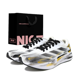 Adidas Кроссовки Duramo RC с низким верхом, устойчивые к истиранию, унисекс, цвет: черный, белый, золотой id2702(team173-末日沙丘lucky黑) | black white gold