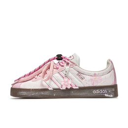 Adidas Кроссовки для скейтбординга VL COURT 2.0 Da Vinci, Cherry Blossom, износостойкие, унисекс, розово-коричневые hq1802(teamm-樱花) | pink brown