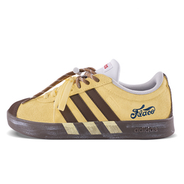 Adidas Кроссовки для скейтбординга VL COURT 2.0 с амортизацией, износостойкие, низкие, унисекс, желто-коричневые hq1802(team拾柒-男女款低帮麦麦粟子板鞋) | yellow brown