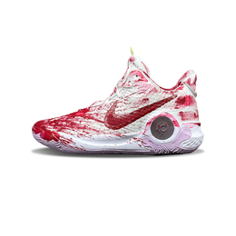 Nike Баскетбольные кроссовки KD Trey 5 IX Vintage Unisex Mid Top White/Red dj6922-100(team880-泼墨红07） | red