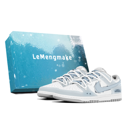 Nike Кроссовки для скейтбординга Dunk Lemon Joy с противоскользящим покрытием, женские, белые dd1503-103(team778-海盐涂鸦s-box) | white
