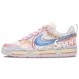 Nike Кроссовки для скейтборда Court Borough Seven Days Love Planet, противоскользящие, износостойкие, низкие, женские, розовые dv5456-105（team823-七日恋爱星） | pink