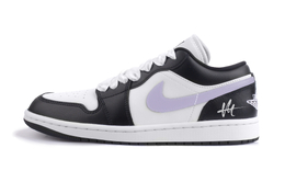Jordan Баскетбольные кроссовки Air 1 Violet с низким верхом и противоскользящим покрытием, женские, фиолетовые dc0774-101(team296-紫罗兰) | purple