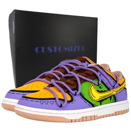 Nike Кроссовки для скейтбординга Dunk Low Top, женские, фиолетовые dd1503-118（team110-辐射鲨鱼女款sbox） | purple
