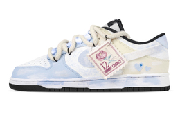 Nike Кроссовки для скейтбординга Dunk Sea Salt Lime, устойчивые к истиранию, низкие, унисекс, сине-белые dd1391-100(team773-海盐柠息) | blue white