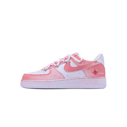 Nike Кроссовки Air Force 1 New Singularity, Daphne, противоскользящие, износостойкие, низкие, для скейтбординга, унисекс, персиково-розовые cw2288-111(team779-达芙妮） | peach pink