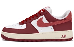 Nike Кроссовки для скейтбординга Air Force 1 с противоскользящим покрытием, износостойкие, женские, белые, красные fq7626-100(team拾玖-冬日红) | white red