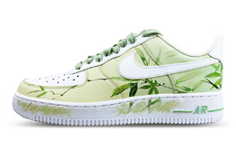 Nike Кроссовки для скейтбординга Air Force 1 с противоскользящим износостойким верхом, унисекс, белые, зеленые cw2288-111(team456-竹) | white green