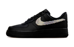 Nike Кроссовки для скейтбординга Air Force 1 Low Top, женские, черные dd8959-001(team303-黑耀极光) | black
