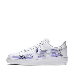 Nike Кроссовки для скейтбординга Air Force 1 женские, низкие, белые/фиолетовые dh2920-111(team770-紫韵蝶影) | lilac