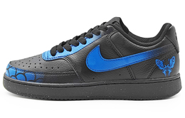 Nike Кроссовки для скейтбординга Court Vision Low NN, устойчивые к истиранию, унисекс, черно-синие dh2987-002(team1284-蓝精灵) | black blue