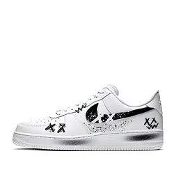 Nike Кроссовки Air Force 1 Low для скейтбординга унисекс, черные cw2288-111(team770-黑白星际) | black