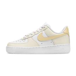 Nike Кроссовки Air Force 1 Cream Cheeses, устойчивые к истиранию, низкие, для скейтбординга, унисекс, желтые, белые cw2288-111(team796-奶油芝士) | yellow white