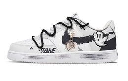 Nike Кроссовки для скейтборда Court Vision 1 Icy Snow Guardian, износостойкие, низкие, унисекс, черные, белые dh2987-101(team1282-冰雪守护者） | black white