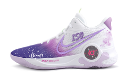 Nike Баскетбольные кроссовки KD Trey 5 IX Mid Top Vintage, унисекс, фиолетово-белые dj6922-100(team296-天琴座) | purple white