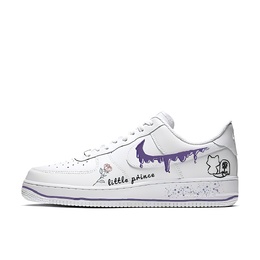 Nike Кроссовки для скейтбординга Air Force 1 Fox Rose Coverage с амортизацией, износостойкие, низкие, унисекс, Nichang, фиолетовые dh2920-111(team770-狐狸玫瑰紫) | nichang purple