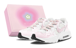 Nike Женские кроссовки Air Max Fusion с низким верхом, устойчивые к истиранию, дышащие, розовые cj1671-100(team88-心心符号粉s-box) | pink