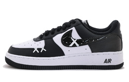 Nike Кроссовки Air Force 1 Coverage с низким верхом, устойчивые к истиранию, для скейтбординга, унисекс, черные, белые dv0788-001(team拾伍-男女同款黑) | black white