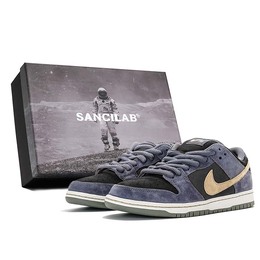 Nike Кроссовки для скейтбординга Dunk SB унисекс с низким верхом, синие hf3063-002(team拾捌-星际蔚蓝s-box) | blue