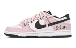 Nike Кроссовки для скейтбординга Dunk Lucky Star, износостойкие, низкие, унисекс, черно-розовые dd1391-100(team459-幸运之星) | black pink