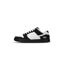 Nike Кроссовки для скейтбординга Dunk, устойчивые к истиранию, низкие, унисекс, черные, белые hv2532-001(team333-男女款熊猫告示) | black white