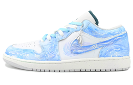 Jordan Баскетбольные кроссовки Air 1 Low Top Vintage, унисекс, небесно-голубые fq7687-300(team169-鲸跃时光) | sky blue