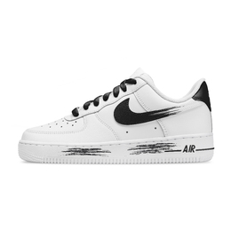 Nike Кроссовки для скейтбординга Air Force 1 Black Storm, износостойкие, низкие, унисекс, черно-белые cw2288-111(team796-黑色风暴) | black white