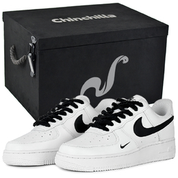 Nike Износостойкие и легкие низкие кроссовки для скейтбординга Air Force 1 унисекс черно-белые hf1058-133(team679-白影子s-box) | black white-gift box 1
