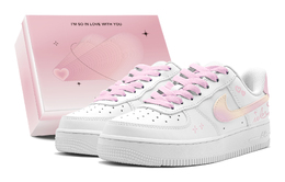 Nike Кроссовки для скейтбординга Air Force 1, износостойкие, женские, розово-желтые dh2920-111(teams2-皓月粉韵s-box) | pink yellow