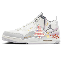 Jordan Баскетбольные кроссовки Courtside 23 Frozen Pink Christmas с мягкой подошвой и нескользящей подошвой, мужские, серо-белые hq1192-101(team56-粉色圣诞) | white