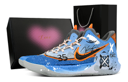 Nike Баскетбольные кроссовки KD Trey 5 IX Phantom Chasing Wind Heart Box с амортизацией, износостойкие, унисекс, синие, оранжевые cw3402-011(team529-幻影逐风-爱心礼盒) | blue orange