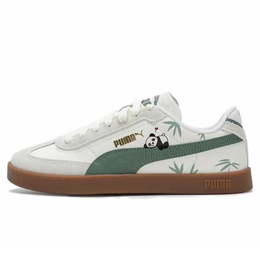 Puma Кроссовки Club 2 Era Canvas Leisure Panda Shock Absorbers с низким верхом для скейтборда унисекс, синие 404428-01(team10-悠闲熊猫) | beige