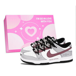 Nike Кроссовки для скейтбординга Dunk Black White, Music Carnival, износостойкие, серые, унисекс dd1391-100（team883-音乐狂欢女鞋盒） | gray