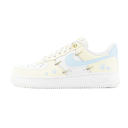 Nike Кроссовки для скейтбординга Air Force 1 '07LX, износостойкие, низкие, унисекс, желтые, белые ib2574-600（team1253-黄） | yellow white