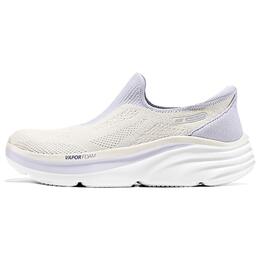 Skechers СПОРТИВНЫЕ ЖЕНСКИЕ Кроссовки с низким верхом, износостойкие, дышащие, повседневные, бежево-фиолетовые 150586-nmlt | beige purple