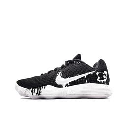 Nike Баскетбольные кроссовки React Hyperdunk 2017 унисекс с низким верхом, белые/черные 897637-001（team856- 哭泣小熊） | black white