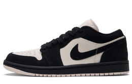 Jordan Баскетбольные кроссовки Air 1 Low Top Vintage унисекс, черные, розовые dc0774-003(team990-暴走黑桃) | black pink