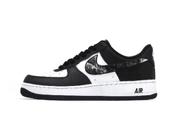 Nike Кроссовки для скейтбординга Air Force 1, унисекс, низкие, черные/белые dv0788-001(team140-星空旅迹) | black white