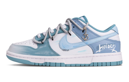 Nike Кроссовки для скейтбординга Dunk Ocean's Breath, износостойкие, низкие, унисекс, сине-белые dv0833-106(team691-海洋之息) | blue white