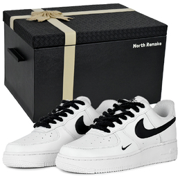Nike Кроссовки Air Force 1 White Shadow износостойкие и легкие с низким верхом для скейтборда унисекс черно-белые hf1058-133(team679-白影沙s-box) | black white-gift box 1