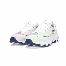 Skechers Женские низкие кроссовки D'LIFES Chunky, цвет зеленый, розовый 99999863-wnv(team六肆壹-碧波绿粉鸳鸯) | green pink