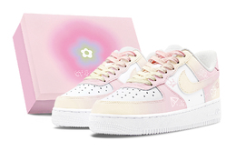 Nike Кроссовки Air Force 1 Air Force 1 с низким верхом, устойчивые к истиранию, женские, желто-розовые dh2920-111(team88-春日颂s-box) | yellow pink