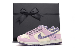 Nike Кроссовки для скейтбординга Dunk Coverage Low Top женские, розовые, фиолетовые fz4349-100(team拾伍-女款粉紫sbox) | pink purple