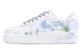 Nike Кроссовки Air Force 1 для скейтбординга, устойчивые к истиранию, унисекс, белые, синие 315122-111(team943-玉兰花) | white blue