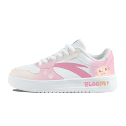 Свободные кроссовки для скейтбординга унисекс с низким верхом Anta, White Pink 922418001q-2(team1063-羞羞答答) | white pink
