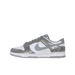Nike Легкие низкие кроссовки для скейтбординга Dunk унисекс, белые, серебристые hf5441-105(team133-白银满天星) | white silver baby's breath