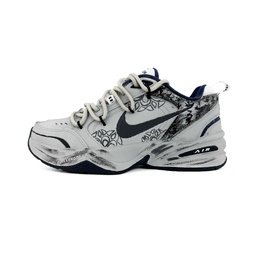 Кроссовки Air Monarch 4 Zhuo Yu с низким, износостойким верхом и массивной подошвой, унисекс, черно-серые Nike, Light Gray 415445-102（team951-云易） | light gray