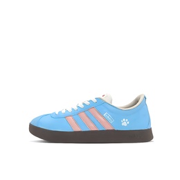 Adidas Кроссовки для скейтбординга VL COURT 2.0, синие, розовые, устойчивые к истиранию и царапинам, женские, небесно-голубые hq1802(team1314-蓝粉猫抓) | sky blue
