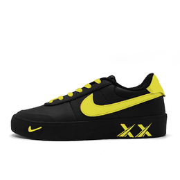 Nike Кроссовки Court Shot Autumn Gold, износостойкие, низкие, для скейтбординга, унисекс, черные fq8146-001(team1358-秋金） | black