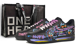 Nike Кроссовки Air Force 1 с низким верхом, устойчивые к истиранию, унисекс, цвет Firework Purple cw2288-001(team1353-夏日烟火男女款粉紫) | firework purple